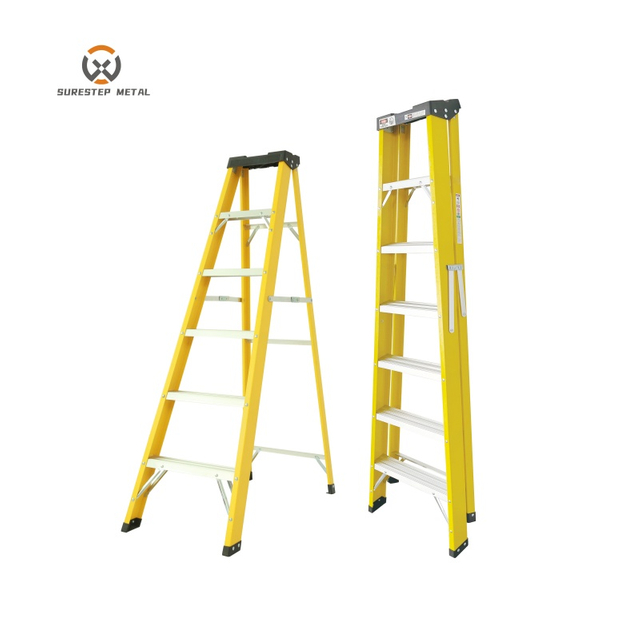 Convenient Single Sided Fiberglass Ladder