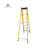 4/5/6/7/8/9/10 Steps Non-conductive Safe and Convenient Single Sided Fiberglass Ladder with Tool Tray OEM Chinese Factory
