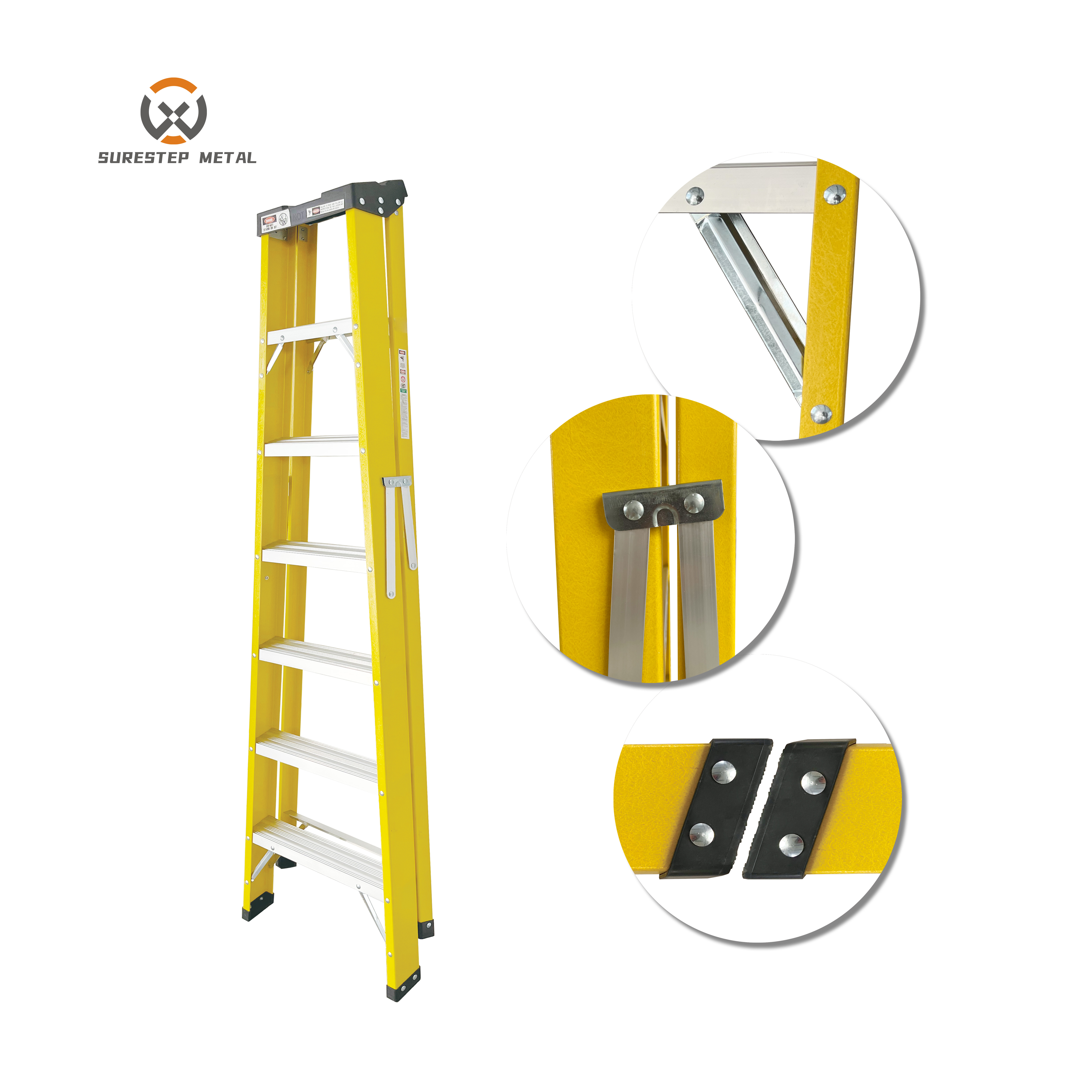 6 ft fiberglass ladder wholesale