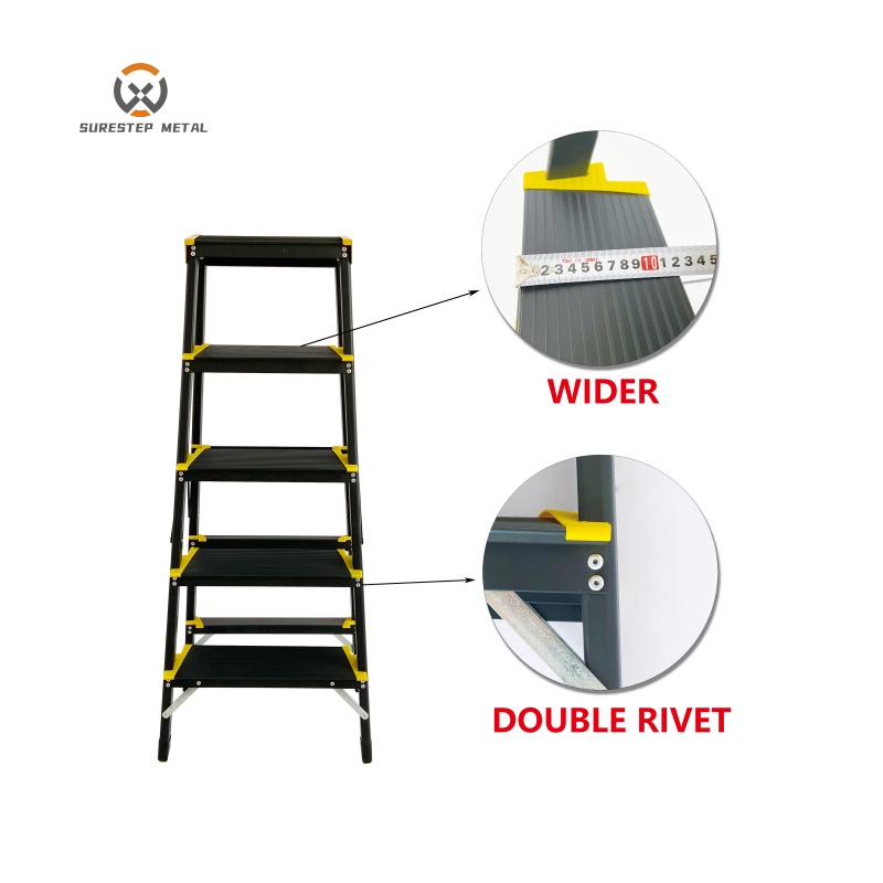 Wide Step Anti-slip Ladder