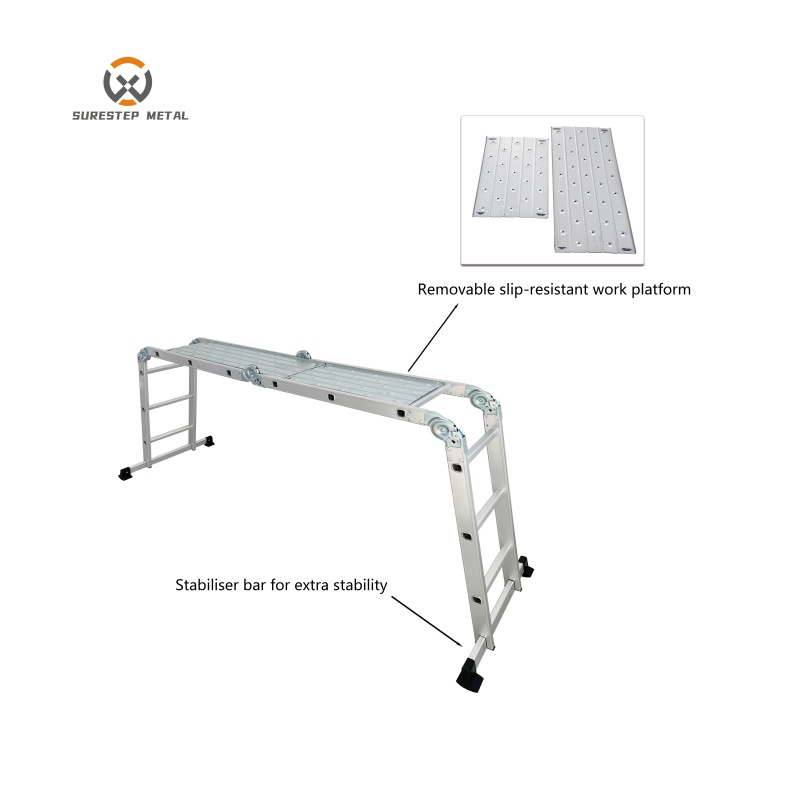Small Hinge Lightweight Aluminum Ladder