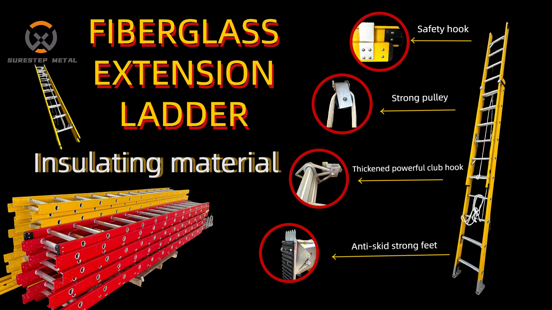 fiberglass extension ladder