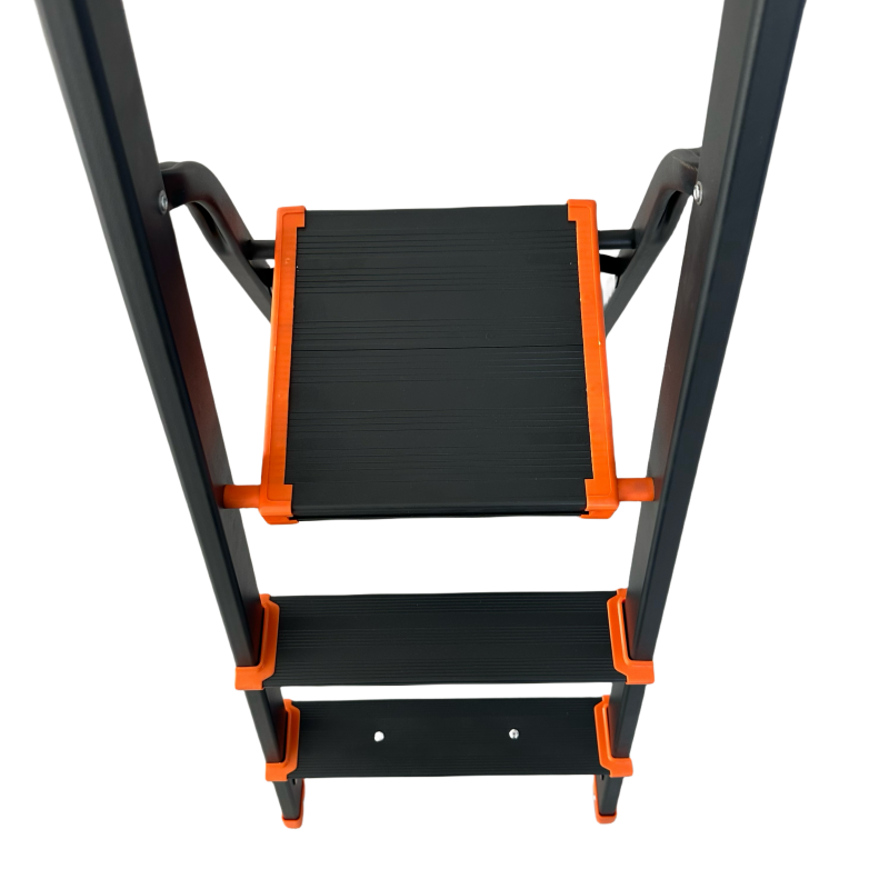 Black Matte Aluminum Portable Ladder