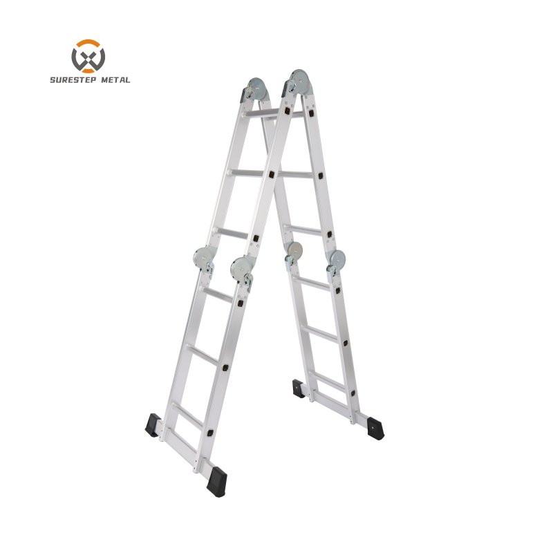 Big Hinge Aluminum Folding Ladder
