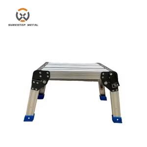 Household Safety Wide Surface Small Aluminum Folding Working Platform for Car Washing Supplier