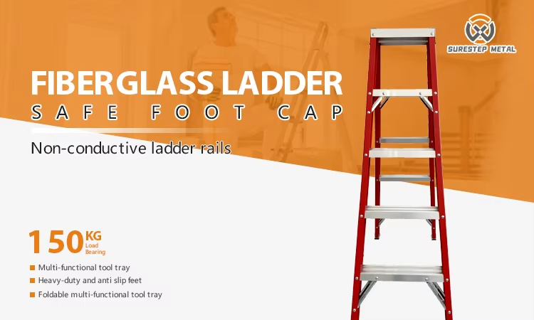 Double Sided Electricians Electric Ladder vendor