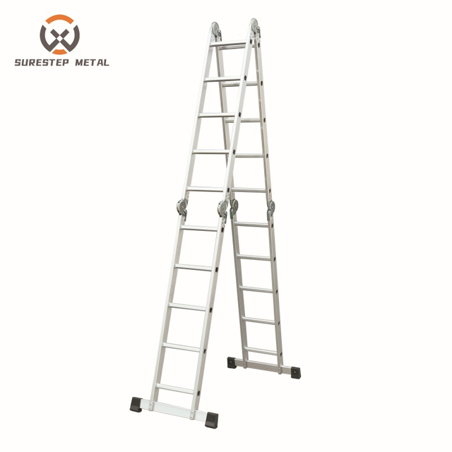 Big Hinge Aluminum Folding Ladder