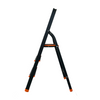 Black Matte Aluminum Portable Ladder