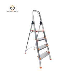 2/3/4/5/6/7/8/9 Steps Loading 150kg Aluminum Lightweight with Wide Step Indoor Kitchen Home Use Household Ladde