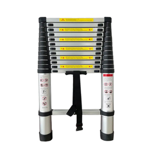 EN131 Safety Lightweight Anti-slip Attic Extenstion Telescopic Ladder Factory