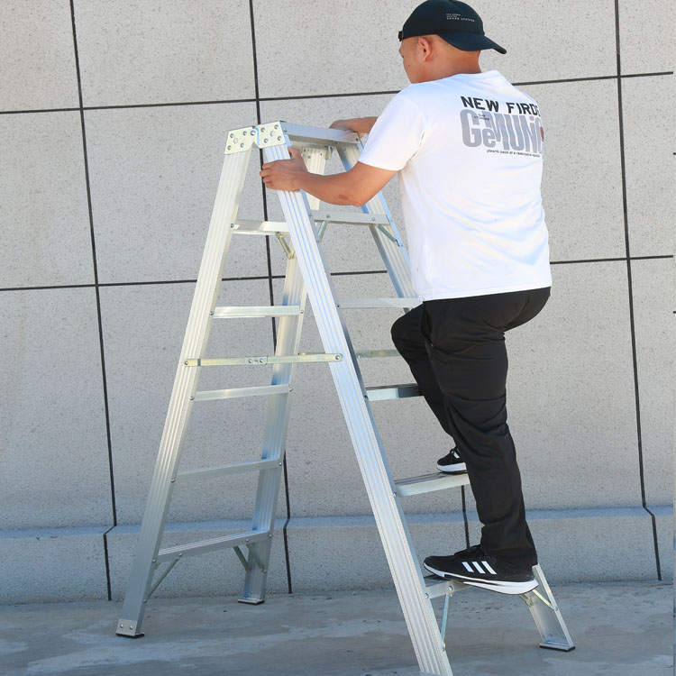 solid A-type aluminum ladder wholesale