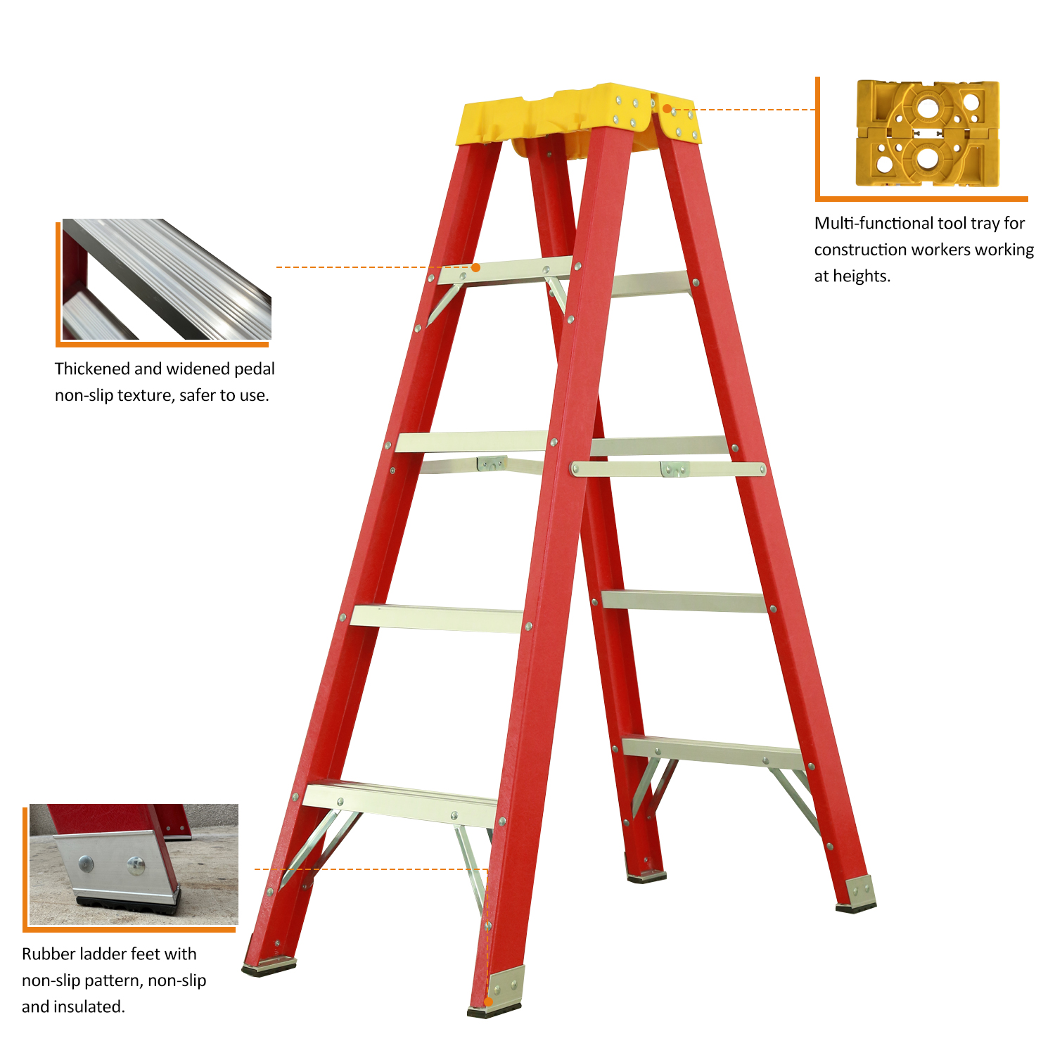 fiberglass step ladder